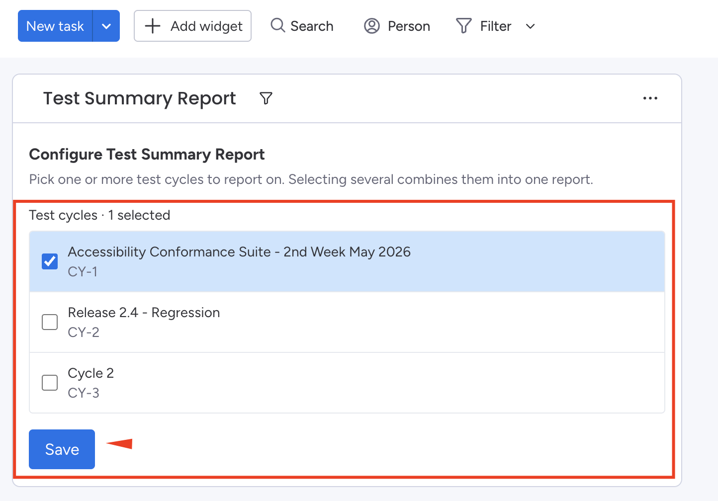 test-summary-report-config